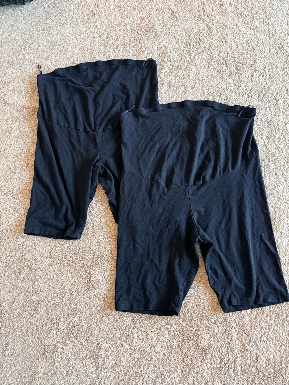H&M XXL Maternity Bike Shorts - 2 pairs